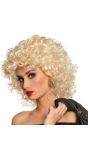 Grease Sandy Pruik Blond Krullend