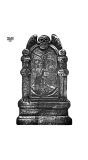 Griezelige Tombstone Grafsteen