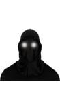Griezelige Zwarte Led Ogen Masker