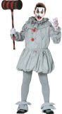 Grijs Killer Clown Kostuum Heren