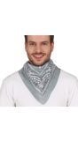 Grijze Biker Bandana