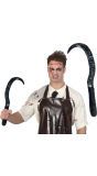 Grijze sikkel 47 cm halloween