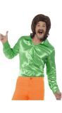 Groene flower power 60s shirt