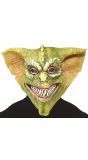 Groene gremlin masker latex halloween