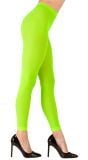 Groene neon legging One-size-volwassenen