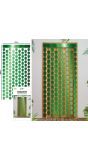 Groene Palmbladeren Gordijn Decoratie