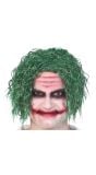 Groene The Joker pruik halloween