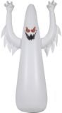Groot wit opblaasbaar spook 2 meter halloween