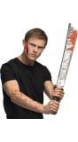 Grote Bloederige Machete Halloween 73Cm