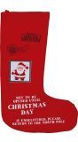 Grote rode cadeausok kerstmis 110cm