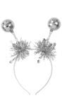 Haarband Discoballen Zilver