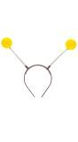 Haarband met Gele Bollen Antenne