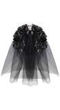 Haarband met sluier skull bride halloween