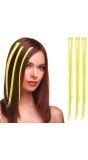 Haarextensies Set Geel 3 Stuks