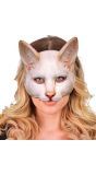 Halfmasker Kat Licht Bruin