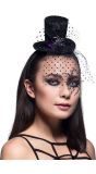 Halloween Diadeem met Sluier Spider Evita