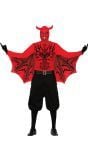 Halloween duivel outfit heren met vleugels