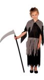 Halloween Grim Reaper Kostuum Meisjes Zwart Grijs