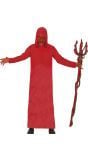 Halloween Grim Reaper Tuniek met Kap Rood