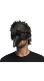 Halloween Kraaien Masker Zwart