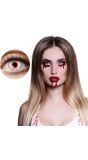 Halloween kwartaal lenzen bloederig