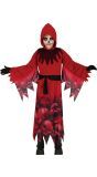 Halloween Rode Skull Reaper Outfit Kind