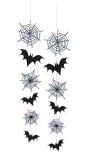 Halloween spin en vleermuis hangdecoratie