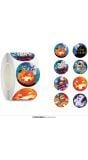 Halloween Stickers Rol Kleurrijk 200 Stuks