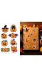 Halloween Stickervel Pompoen