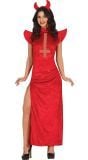 Halloween verleidelijke duivel jurk dames