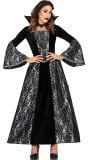 Halloween Zilveren Vampier Jurk Dames
