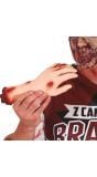 Hand met bloed 25 cm halloween