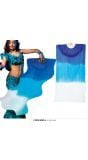 Handwaaier met Doek Oceaan Blauw
