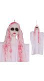 Hangdecoratie geest met bloed 50 cm halloween