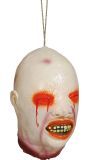 Hangdecoratie gekrompen gezicht 35 cm halloween