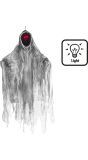 Hangdecoratie gezichtsloze geest met verlichting halloween