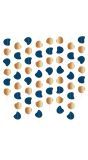 Hangdecoratie plafond true blue 8 stuks