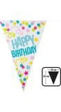 Happy birthday vlaggenlijn