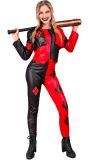 Harlekijn Horror Clown Pak Rood Dames
