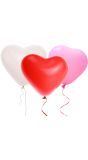 Hartvormige Ballonnen Gemengde Kleuren
