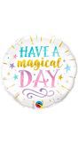 Have a magical Day witte folieballon