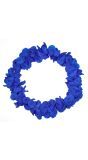 Hawaii ketting neon blauw