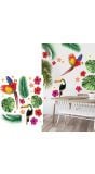 Hawaii Tropical Muursticker