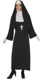 Heilige Non Kostuum Zwart Dames
