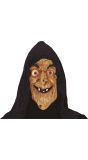 Heks masker met kap halloween