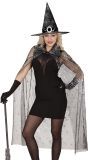 Heksen cape en hoed dames One-size-volwassenen