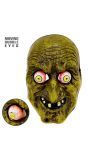 Heksenmasker Groen met Goggly Eyes Dames