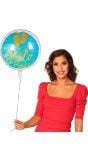 Hello boy folieballon blauw