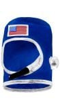Helm astronaut blauw stof