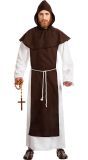 Heren kostuum Priester bruin